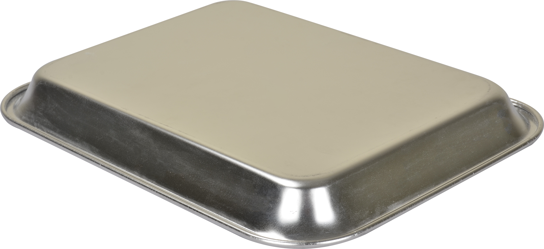 Mababaw na Stainless Steel Serving Tray