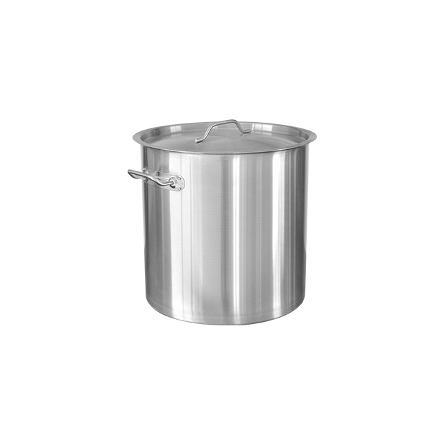 03 Stainless Steel Stock Pot na may Takip 