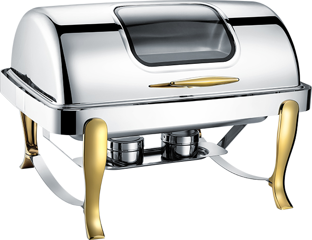 Yapamit Oblong Rool Top Chafing Dish Para sa Hotel Restaurant 