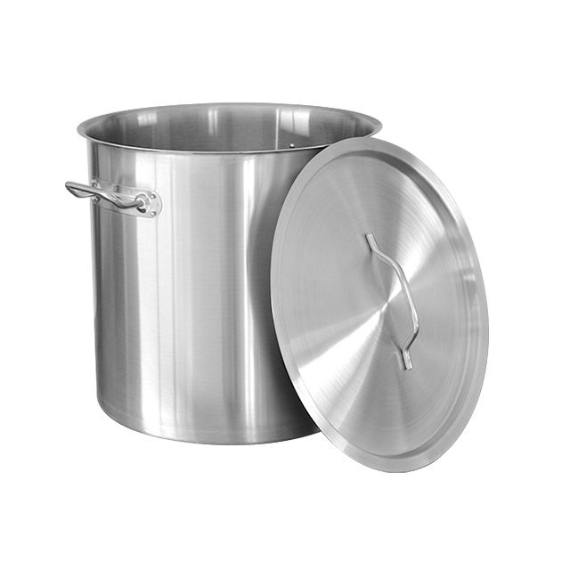 03 Stainless Steel Stock Pot na may Takip 