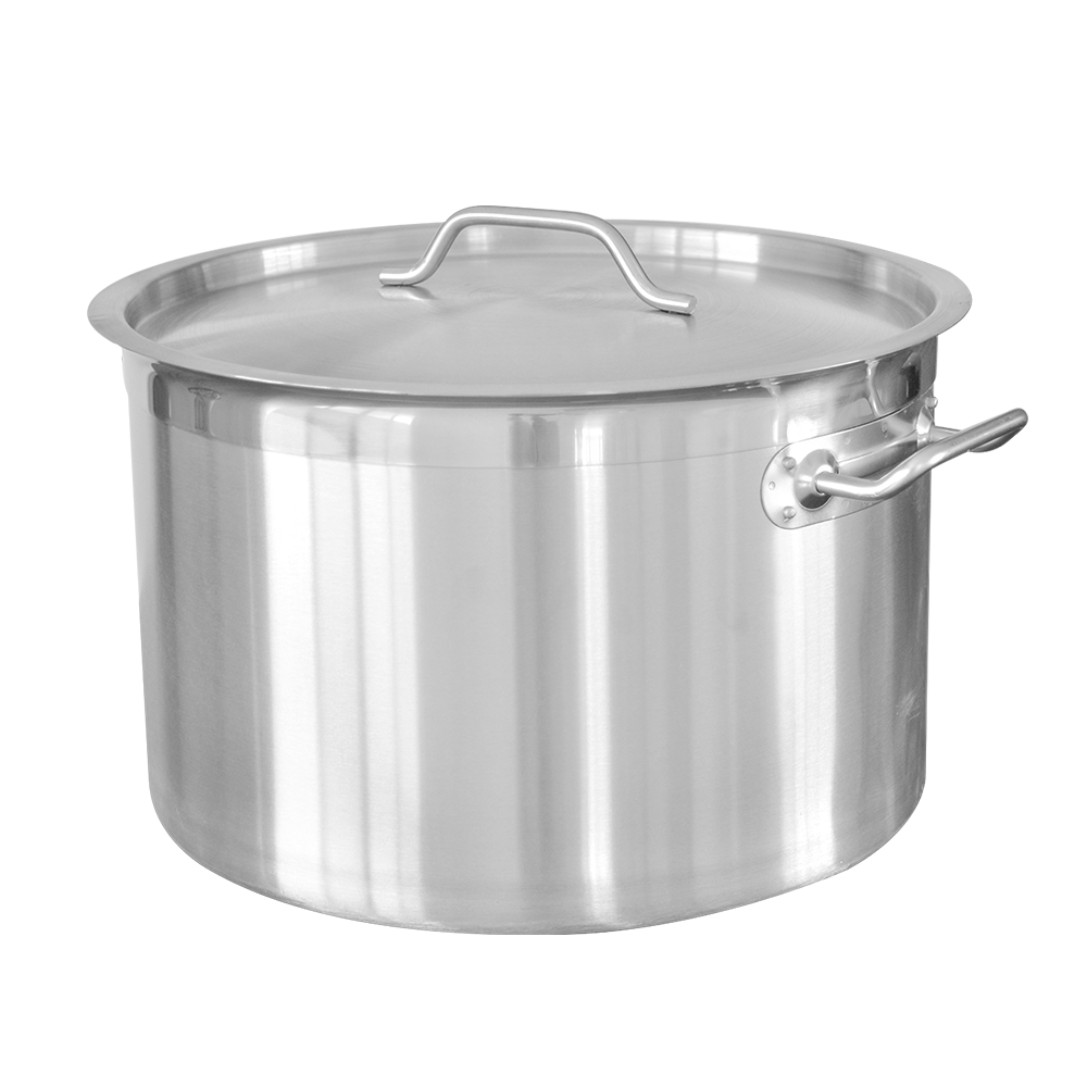 Yapamit X2630 Short Body Stainless Steel Pot na May Matibay na Ibaba