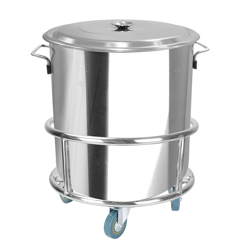 Yapamit X3001 Stainless Steel Round Tube Steamer Cart