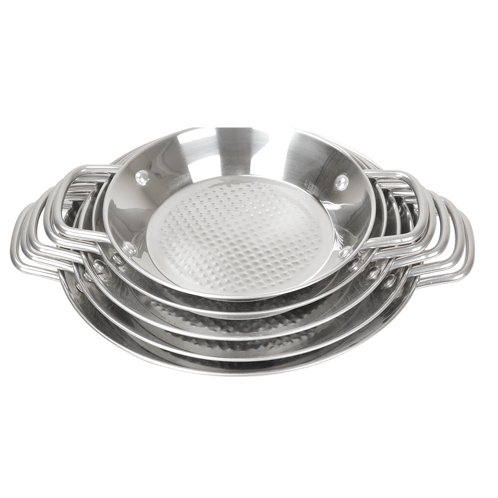 Yapamit X2891 Stainless Steel Seafood Pan na May Compound Bottom