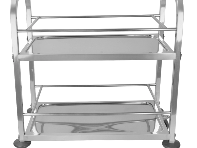 Mga Versatile Workstation: Stainless Steel Working Tables (Dalawang Layer) para sa Iba't ibang Gawain